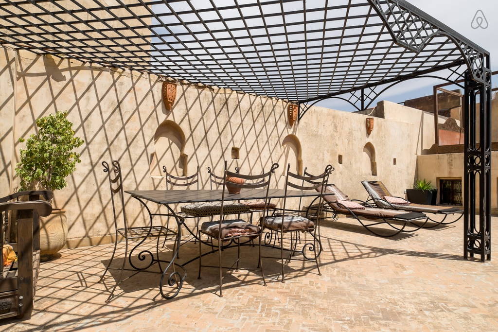 La pergola de la terrasse