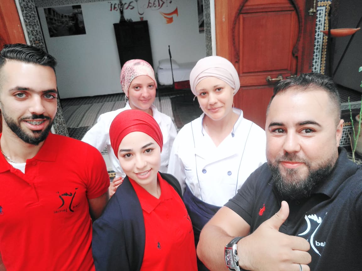 L’équipe du Riad Jamaï à Fès